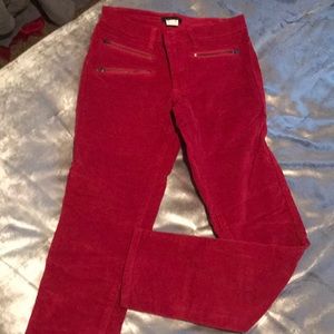 Burgundy Corduroy Pants